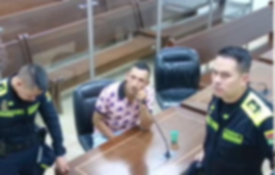 Foto| LA PATRIA  El sujeto, durante la audiencia.