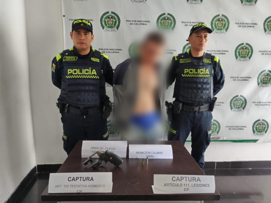 La policía capturó a un hombre que atentó contra la vida de otra persona en un establecimiento comercial de Belén de Umbría. Hubo dos muertos y tres heridos 