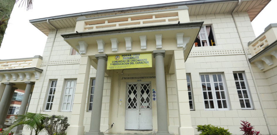 Esta es la sede de Hogares Crea en la ciudad. 