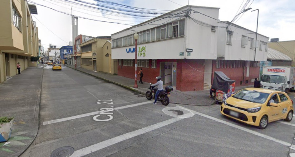 Zona del accidente. Foto de Google maps.