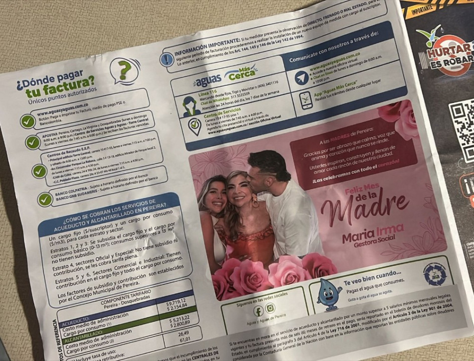 María Irma Noreña es la actual primera gestora social de Pereira. Además, sería candidata al Senado por el partido de la U.