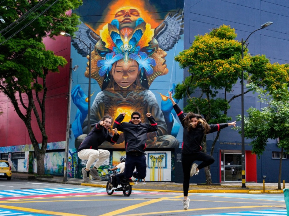 Metáfora del equilibrio logró ganar el premio al mejor mural del mundo en la plataforma Street Art Cities