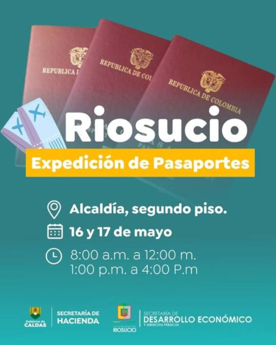 Noticias de Caldas por estos días incluyen jornada de pasaportes, vea los requisitos por edades