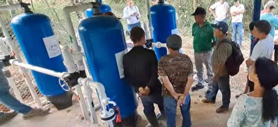 Con la instalación de esta planta la comunidad recibirá el agua de una manera más limpia y pura. 