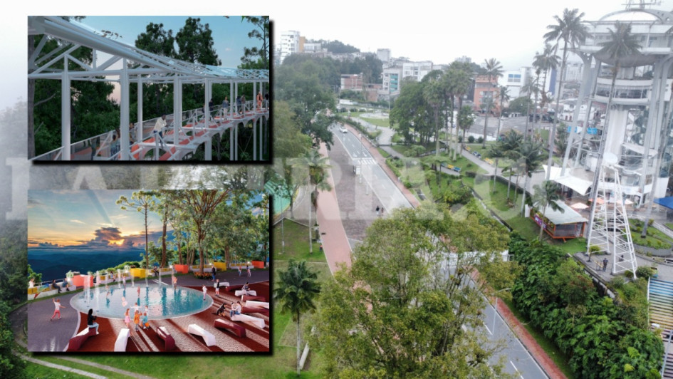 Un epicentro turístico de Manizales se transformaría en el segundo semestre del 2025, de cara a la Feria del próximo año. Un mirador tendría nuevas atracciones. Así se vería el bulevar renovado en el 2026.