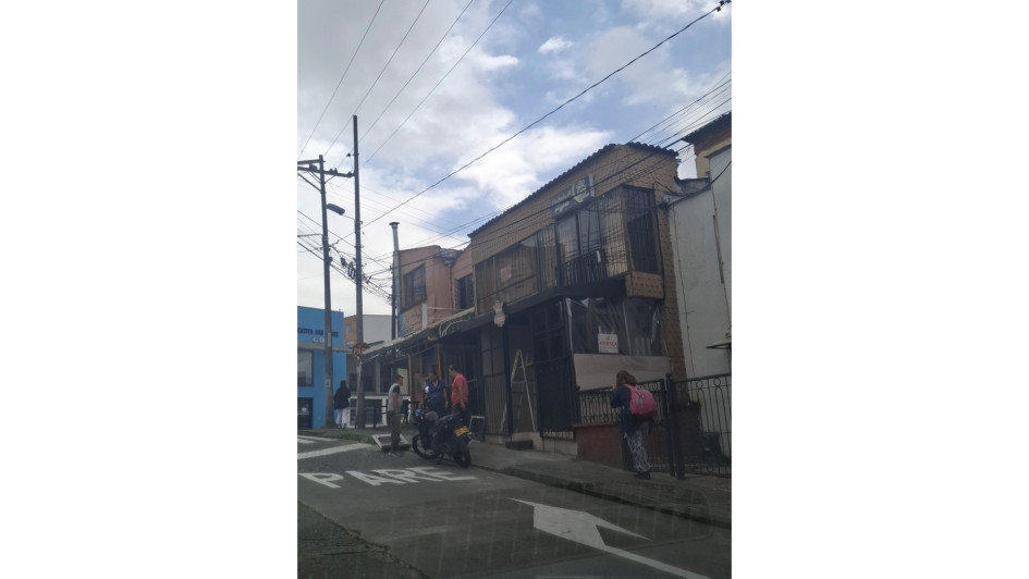 Este es el punto donde estaban realizando las obras.