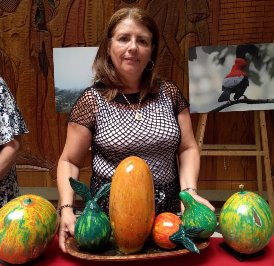 Foto | Albeiro Rudas | LA PATRIA  Entre los productos manufacturados están las artesanías con totumo