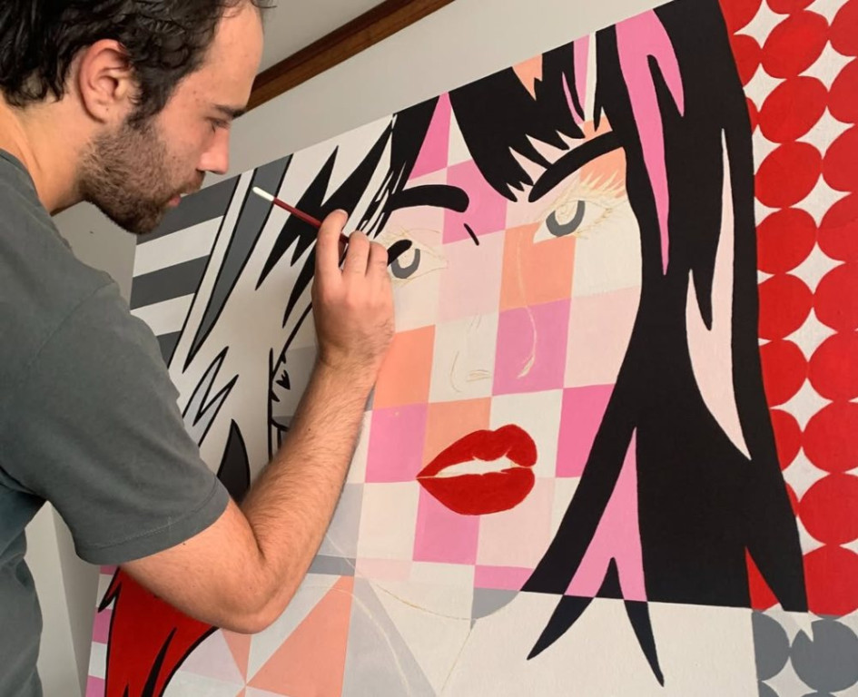 Foto | Tomada del Instagram Bruno Ángel Londoño | LA PATRIA   Sus obras también llegaron hasta la Universidad Sorbona de París. 