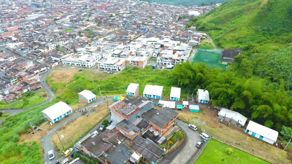 Foto | Tomada de la Gobernación de Caldas | LA PATRIA   La vereda La Estrella queda en Chinchiná, Caldas.