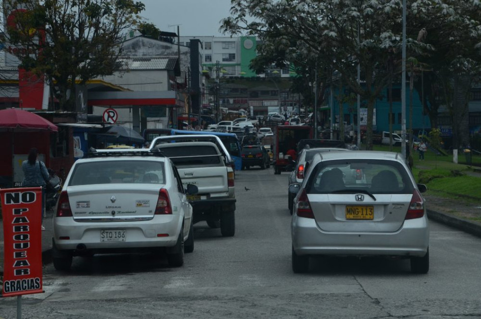 Así se veía el sector de Liborio sobre el medio día del pasado miércoles 11 de junio. 