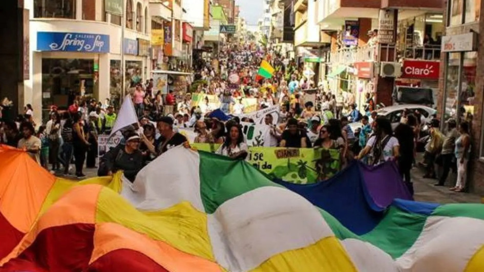 Marcha Carnaval Quindío, en defensa del medio ambiente de los Andes colombianos.