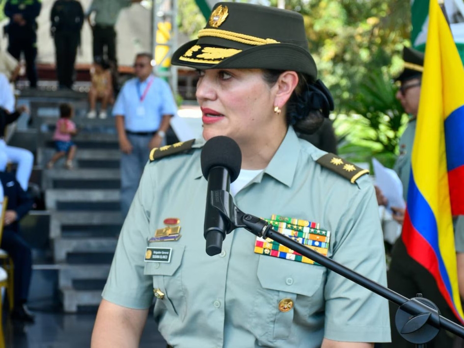 Claudia Susana Blanco, directora de la Policía de Tránsito de Colombia.