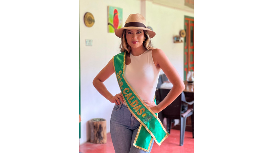 La manizaleña Geraldine Duque Marín llevará la representación de Caldas al Reinado Nacional del Café 2025.