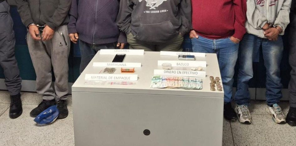 Lo hallado en el operativo.