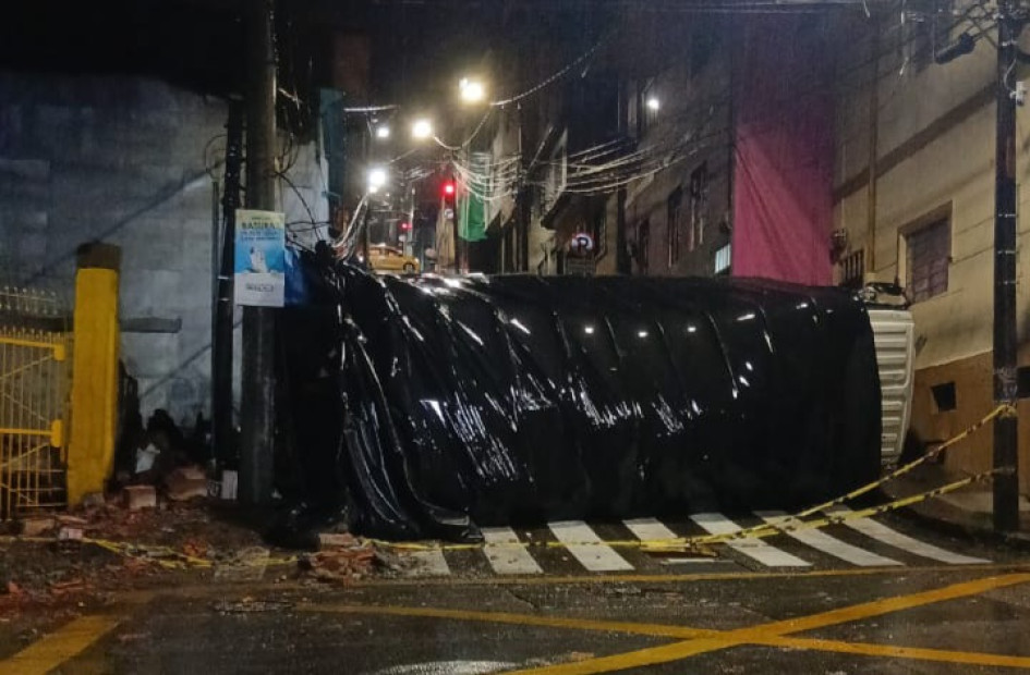 El accidente del camión .