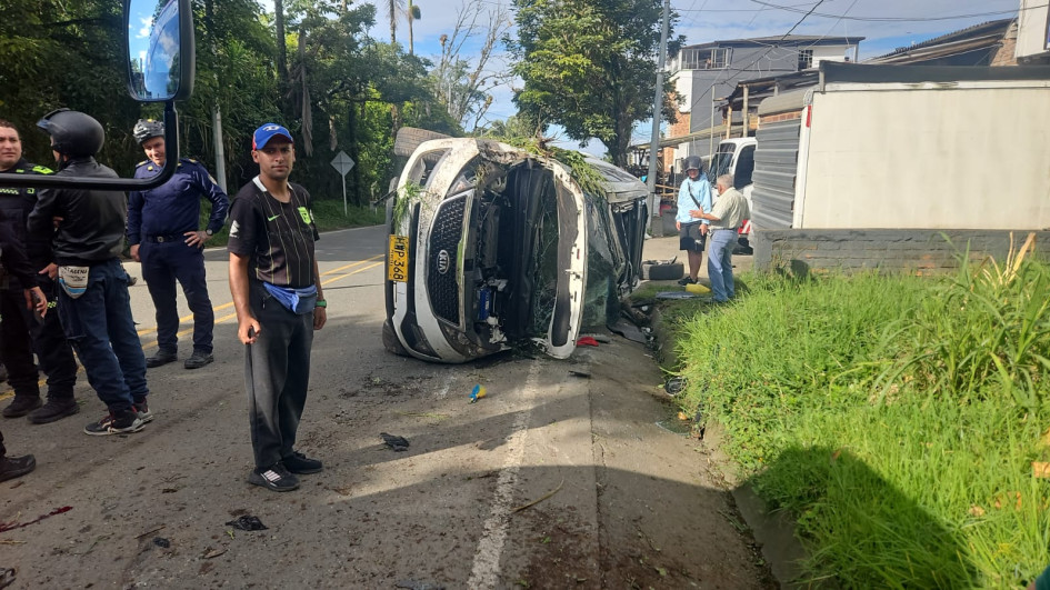 El accidente de este domingo