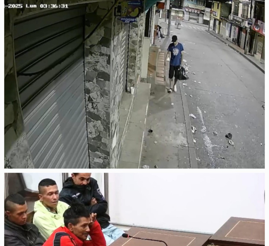 Los ladrones quedaron en cámaras