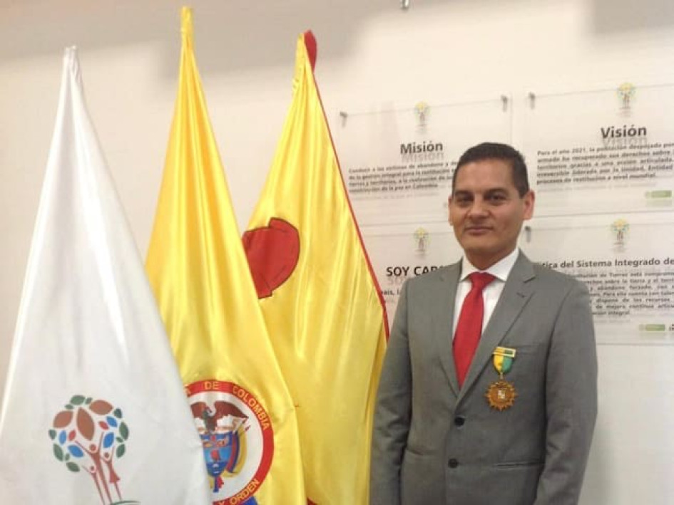 Eisenhower Zapata, defensor de derechos humanos en Risaralda.