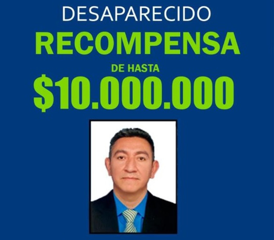La familia de José Ómar ofreció $10 millones a quien brinde información sobre su paradero.