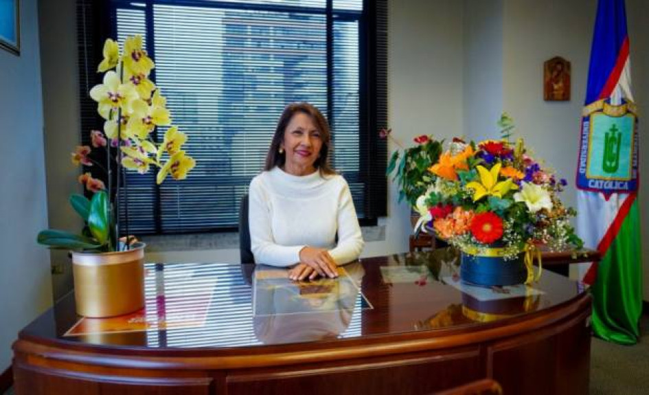 Martha Liliana Marín Cano, que renunció como rectora de la Universidad Católica de Manizales.