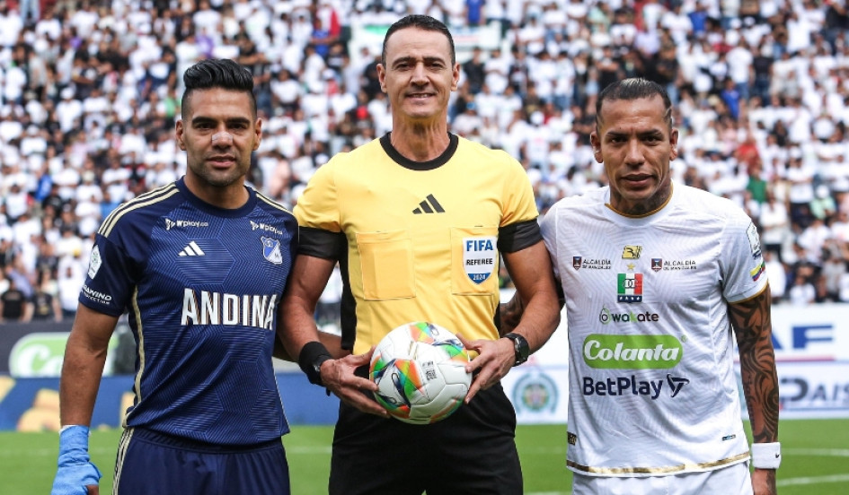 Tres protagonistas para el partido de este domingo en el Palogrande entre Once Caldas y Millonarios: Radamel Falcao García, el árbitro Wílmar Roldán y Dayro Moreno.