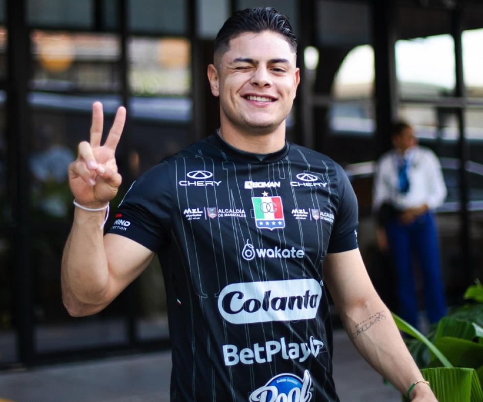 Juan Felipe Castaño, manizaleño, figura ante el Atlético Nacional, será titular hoy ante Independiente Santa Fe con Once Caldas.