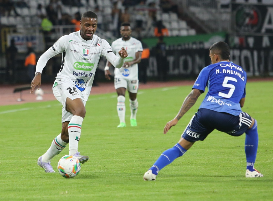 Luis Palacios es titular en el Once Caldas en su visita a Millonarios. Juega como lateral derecho y Juan David Cuesta pasó a la izquierda.