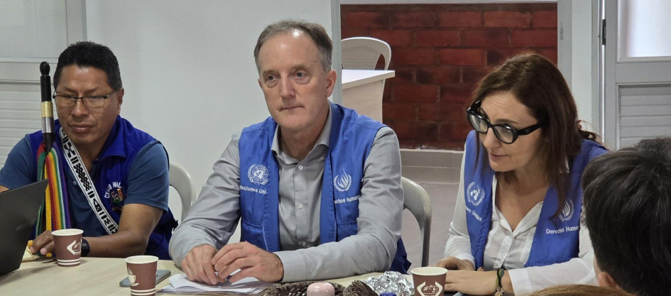 Scott Campbell, representante en Colombia de la Oficina del Alto Comisionado de la ONU para los Derechos Humanos.