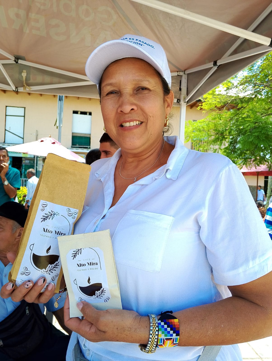 Rosalba Polanco, creadora de Café Alto Mira. 