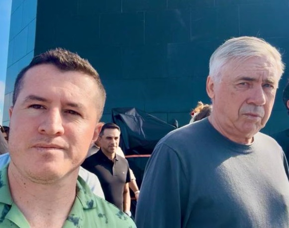 Se dio el champú con Ancelotti Foto | Cortesía | LA PATRIA