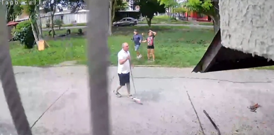 El susto tras el accidente