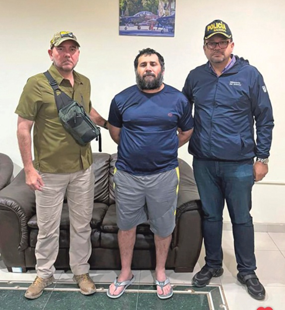 Foto | EFE | LA PATRIA La captura del narcotraficante Fito.