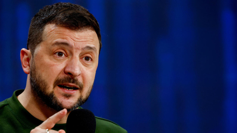 El presidente de Ucrania, Volodímir Zelenski.