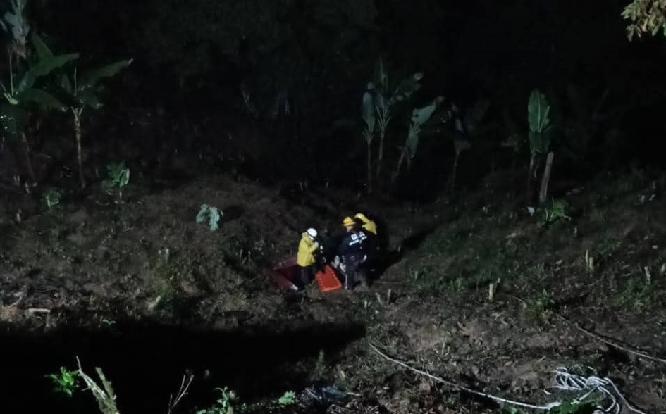 La persona que murió en el accidente sería el conductor del vehículo.