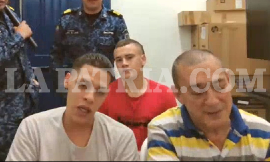 Cuatro miembros del Cerro (Pelele, Juan Pablo y Familia, en la foto) aceptaron cargos y obtuvieron rebaja de pena.