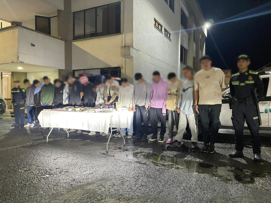 Los 15 capturados estaban en la casa utilizada para almacenar y fabricar tusi.