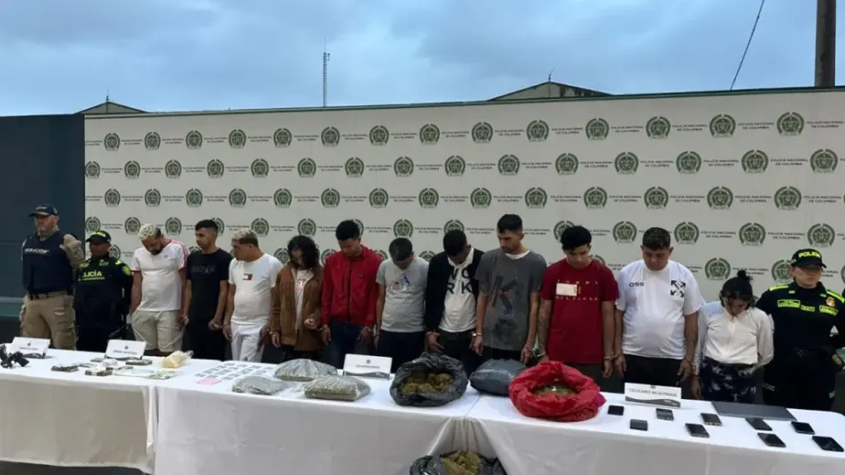 Caen once miembros del Tren de Aragua en Bogotá