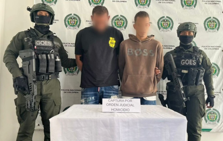 En Belén de Umbría la Policía de Risaralda logró la captura de dos integrantes de la subestructura Edwin Román Velázquez Valle del Clan del Golfo. 