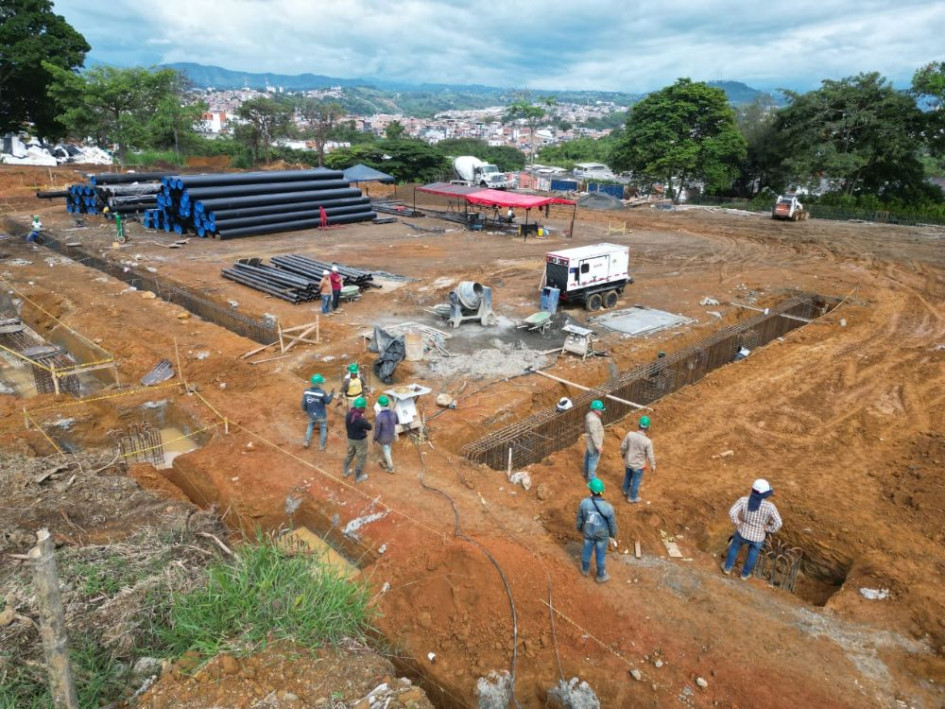 Una de las obras de infraestructura más importantes de la capital risaraldense avanza en un 20 % de construcción
