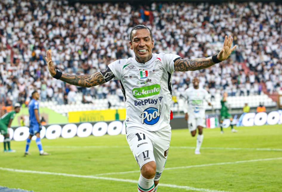 Dayro Moreno, goleador del Once Caldas y del fútbol colombiano. Soñaba con vestir nuevamente la camiseta de la Selección Colombia, pero no fue convocado.