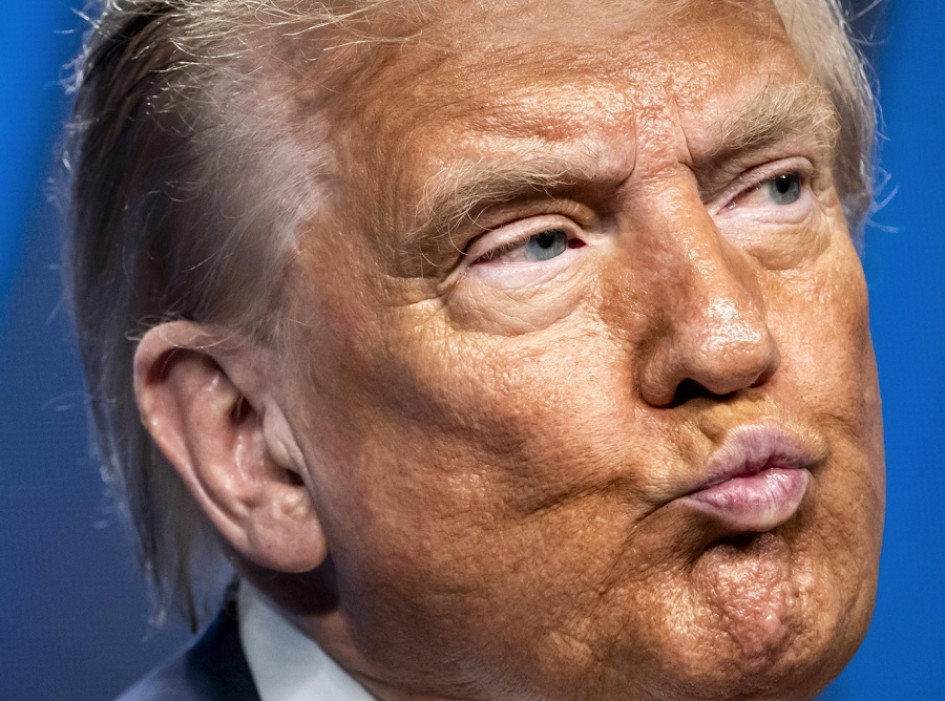 Donald Trump este miércoles en la cumbre de la OTAN.