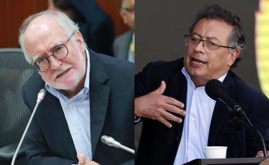 Guido Echeverri y Gustavo Petro.
