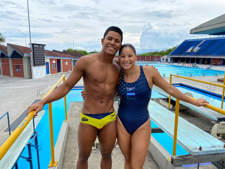 Luis Felipe obtuvo medalla de oro en trampolín 3 metros masculino y Viviana conquistó el oro en trampolín 1 metro femenino.