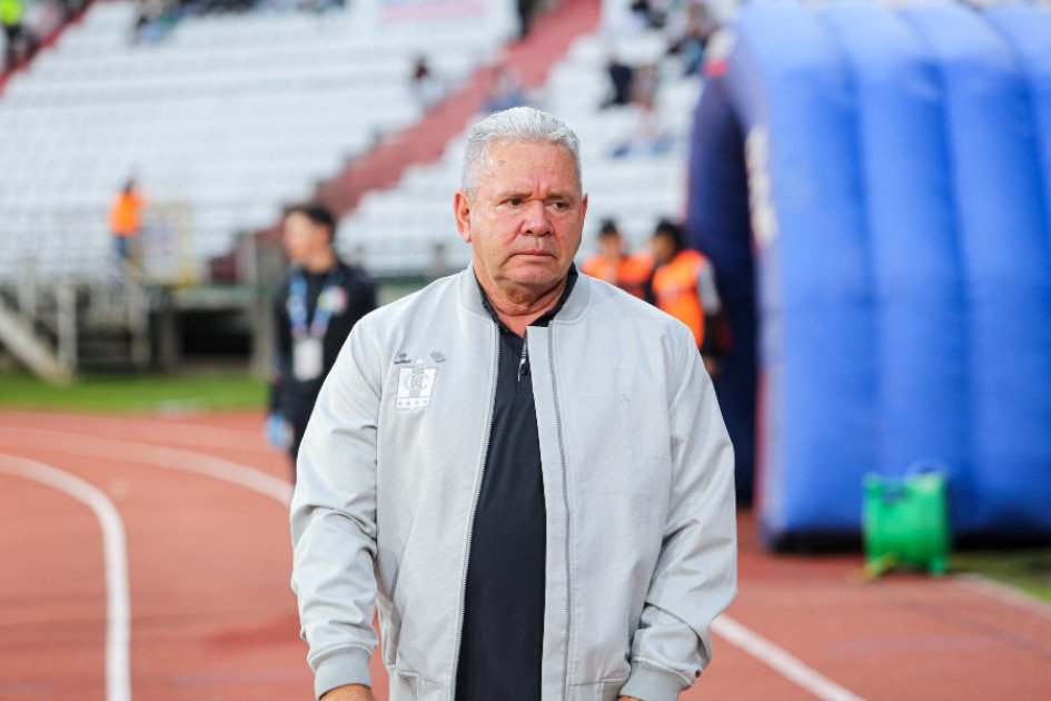 El técnico del Once Caldas, Hernán Darío Herrera. 