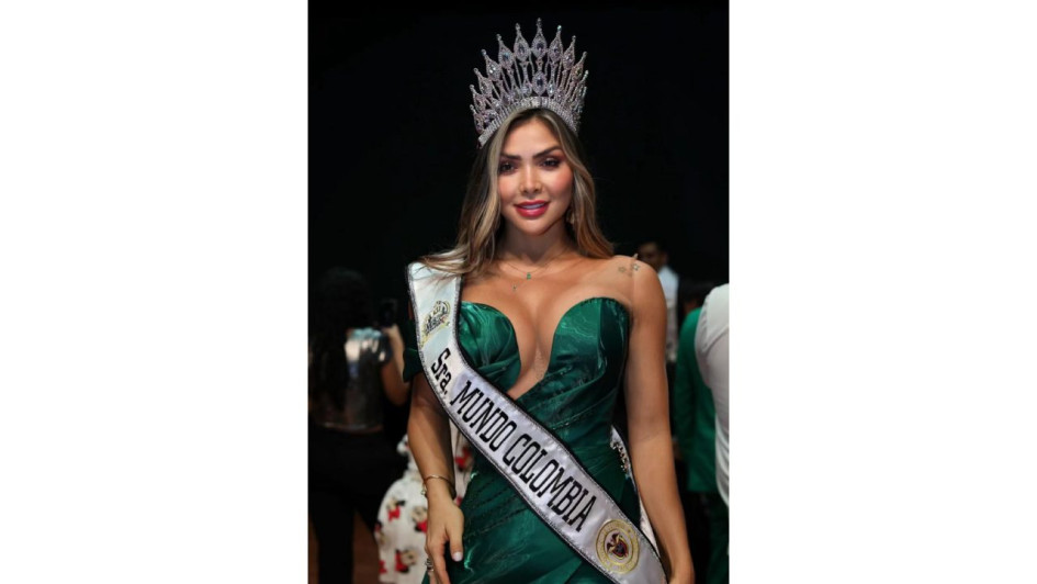 Marcela Muñoz Vargas, nueva Señora Mundo Colombia 2025.
