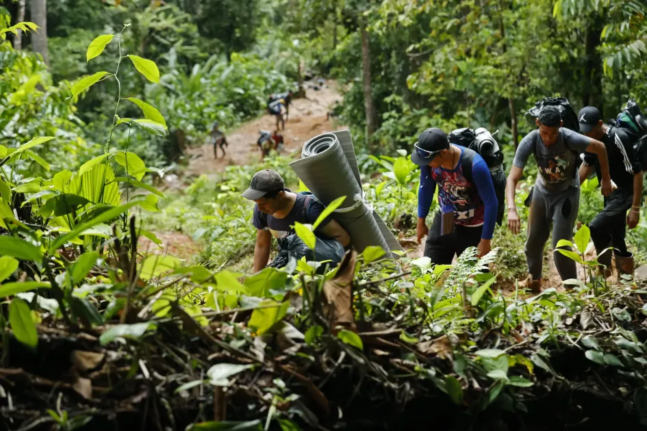 El Tapón del Darién, una densa selva que marca la frontera natural entre Colombia y Panamá.