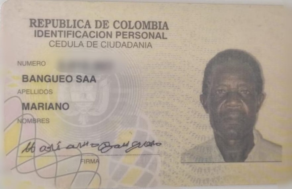 En las últimas horas falleció Mariano Bangueo Saa en el Hospital San Pedro y San Pablo de La Virginia y no ha sido posible contactar a ningún familiar