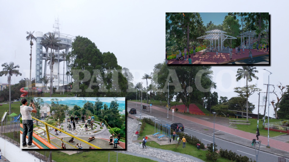 El 30 de diciembre del 2025 estaría listo un bulevar de Chipre como nuevo. En Manizales alistan puente de vidrio, ciclobandas, muelle, terrazas, fuentes y juegos. Así se vería el mirador en la Feria de Manizales del 2026.