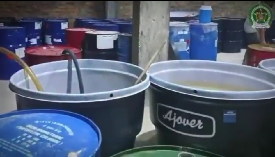 Según Carlos Fernando Triana se impactó una red nacional de tráfico de insumos químicos e impidió la producción de 20 toneladas de alcaloide