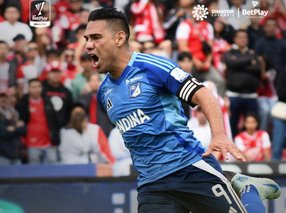 Millonarios derrotó a Independiente Santa Fe con gol de Falcao. 